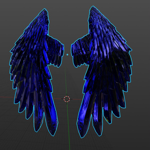 Blue Angel's Wings