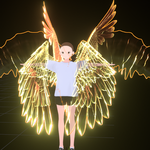 Golden Knight Seraphim Wings