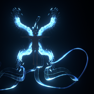 Blue Flamed Phoenix 