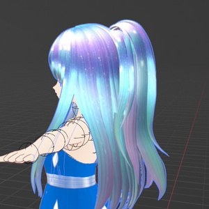 Galaxy Princess Hair TEXTURE