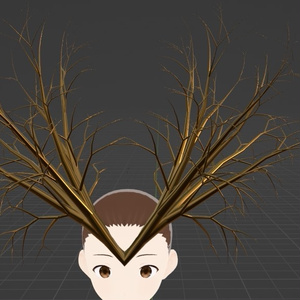 Golden Falldem Faedim Antlers