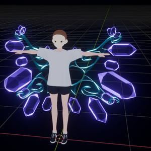 Neon Tribal Fairy Wings