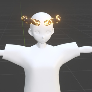 glowing lava bull horns VRM 缩略图 3