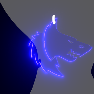 Glowing Wolf Earrings
