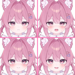 【プラム専用】かわいい表情セット 24種【Face Animation】 缩略图 3