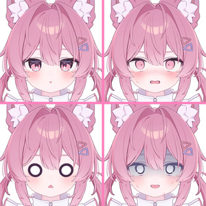 【プラム専用】かわいい表情セット 24種【Face Animation】 缩略图 4