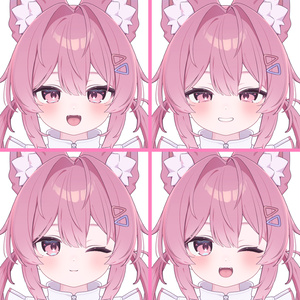 【プラム専用】かわいい表情セット 24種【Face Animation】 缩略图 2