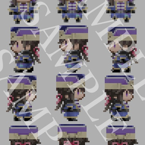値下】ファイナルファンタジーⅥ ドット絵アクリルキーホルダー 全17