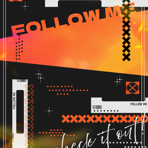【フリー素材】follow me 