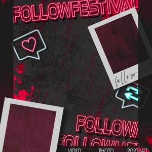 【フリー素材】Follow festival
