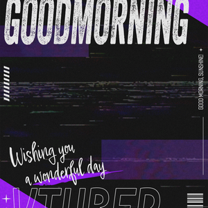 【フリー素材】goodmorning Vtuber