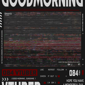 【フリー素材】goodmorning Vtuber