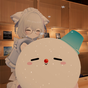 🐾無料３Dモデル🐾　ぽんぽんゆきだるま 缩略图 4