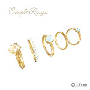 [Accessories] Simple Rings [354pattern]