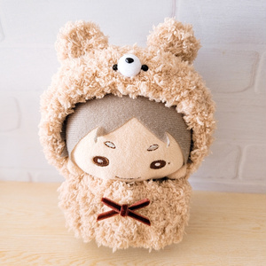 受注生産】 ぬいぐるみ用 ニット帽・マフラー セット - 🐑わたのきもち