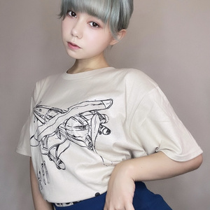 ラフ画飛行機Tシャツ