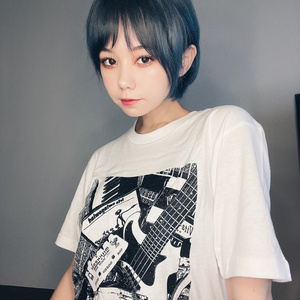 iris 手刷りTシャツ