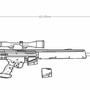 1:12PSG-1スナイパーライフル [1:12 PSG-1 Sniper Rifle]