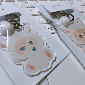 うさぎアクリルキーホルダー