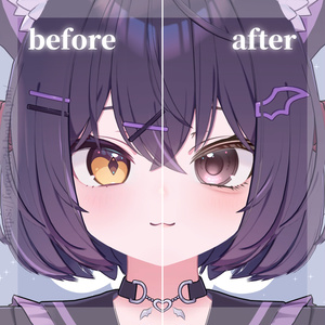 🎉 販売記念SALE開催中！【ショコラ -Chocolat-】普通のテクスチャ　Ordinary eye texture & make up & Blendshape 缩略图 4