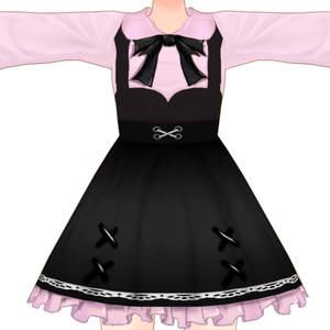 Vroid用衣装（シンデレラバスト向け）　ドレスメーカープロ作成