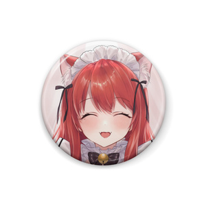 猫耳メイド缶バッジ にっこりVer.