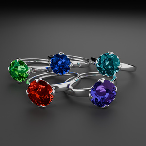 ダイヤの指輪 Ring with gems
