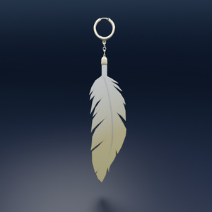 羽飾りのイヤリング Feather Earring [100円]