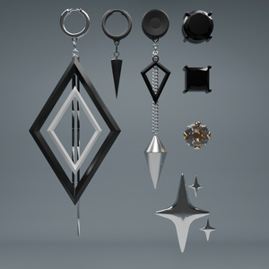 イヤリングパック Earring Pack [7 rings] [100円]