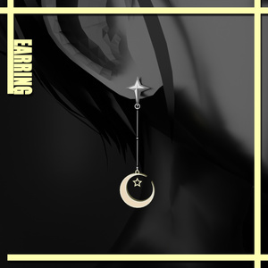 Moon Star Earring , Anklet / 月と星 [イヤリング / アンクレット] 缩略图 3