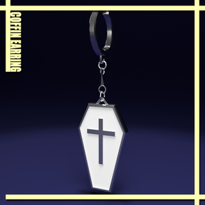 Coffin earring 棺おけ イヤリング [100円] 缩略图 3