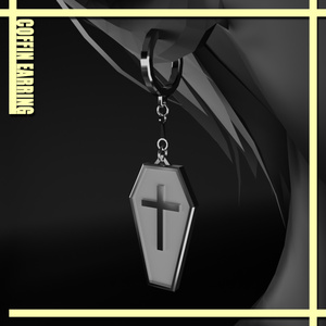 Coffin earring 棺おけ イヤリング [100円] 缩略图 2