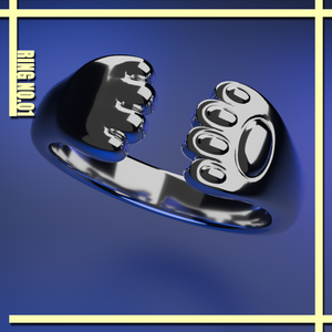 Cat Foot Ring / Cat Paw Ring / [猫 足裏 指輪] [リング]