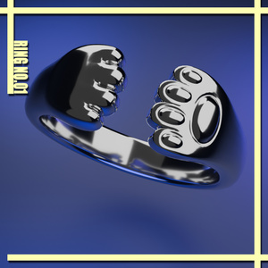 Cat Foot Ring / Cat Paw Ring / [猫 足裏 指輪] [リング]