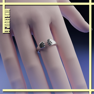 Cat Foot Ring / Cat Paw Ring / [猫 足裏 指輪] [リング] 缩略图 5