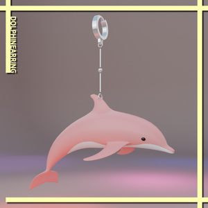 イルカイヤリング / Dolphin Earring 【8Color】 缩略图 2