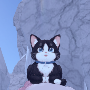 【無料】Blackbell Cat｜cluster向け猫アクセサリー