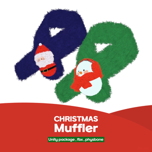 christmas muffler(santa/snowman) 크리스마스 머플러(산타/눈사람)