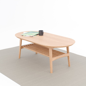 ローテーブルとカーペット【3Dモデル】Coffee Table & Rug Set