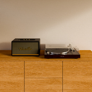 スピーカーとレコードプレーヤー【3Dモデル】Speaker & Record Player
