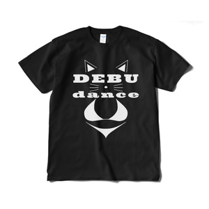 キャットロゴTシャツ(デザインyoppi様)ブラック
