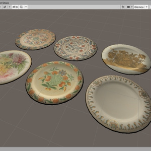 お皿セット　６種類【3Dモデル】 缩略图 14