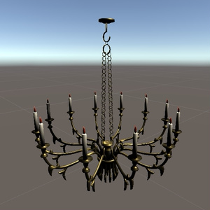 シャンデリア2「chandelier2」【3Dモデル】 缩略图 8
