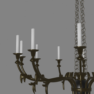 シャンデリア2「chandelier2」【3Dモデル】 缩略图 9