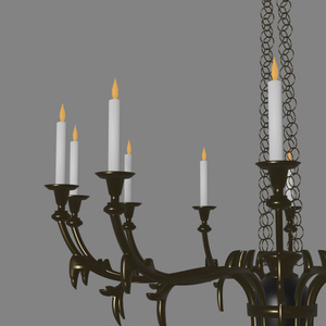 シャンデリア2「chandelier2」【3Dモデル】 缩略图 7