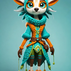 Knitted Fantasy Creature