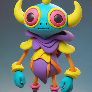 Colorful Alien Creature