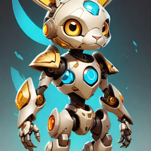 Cyber Bunny Guardian