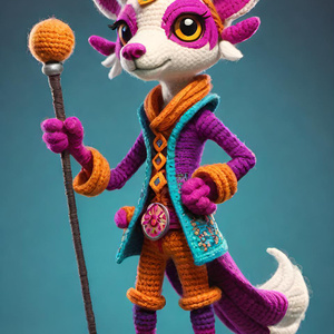 Whimsical Yarn Guardian