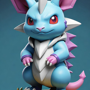 Blue Spiked Creature